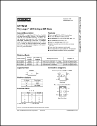 Click here to download NC7SZ32 Datasheet