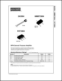 Click here to download PZT3904 Datasheet