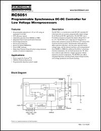 Click here to download RC5051M Datasheet