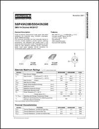 Click here to download SSP45N20 Datasheet