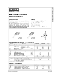 Click here to download SSP7N60 Datasheet