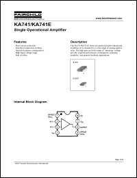 Click here to download KA741ED Datasheet