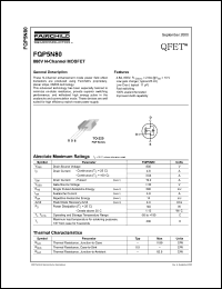 Click here to download FQP5N80 Datasheet
