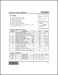 Click here to download SFP9540 Datasheet