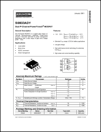 Click here to download Si9933ADY Datasheet