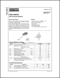Click here to download FQA140N10 Datasheet