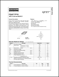 Click here to download FQAF17P10 Datasheet