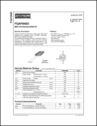 Click here to download FQAF6N80 Datasheet