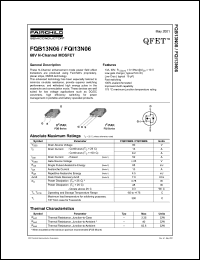 Click here to download FQI13N06 Datasheet
