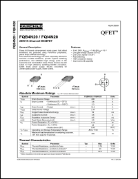 Click here to download FQB4N20 Datasheet