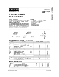 Click here to download FQB4N90 Datasheet