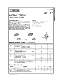 Click here to download FQB6N45 Datasheet