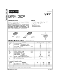 Click here to download FQB7P20 Datasheet