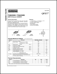 Click here to download FQU2N90 Datasheet
