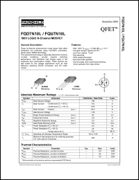 Click here to download FQU7N10 Datasheet