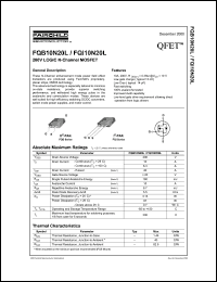 Click here to download FQI10N20 Datasheet