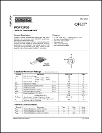 Click here to download FQP12P20 Datasheet