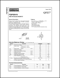 Click here to download FQP55N10 Datasheet