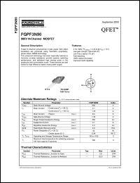 Click here to download FQPF3N90 Datasheet