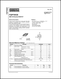 Click here to download FQPF9N30 Datasheet