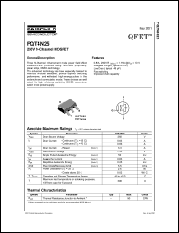Click here to download FQT4N25 Datasheet