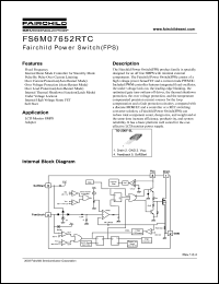 Click here to download FS6M07652RTC Datasheet