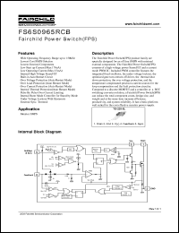 Click here to download FS6S0965 Datasheet