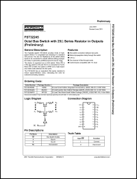 Click here to download FST32245 Datasheet