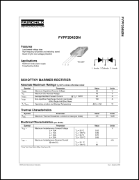 Click here to download FYPF2045DN Datasheet