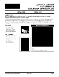 Click here to download HCPL-0700 Datasheet