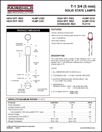Click here to download HLMP-3300 Datasheet