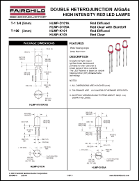 Click here to download HLMP-D101A Datasheet