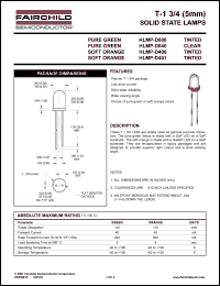 Click here to download HLMP-D400 Datasheet