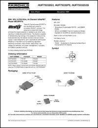 Click here to download HUF75332S3S Datasheet