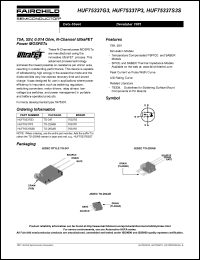 Click here to download HUF75337S3S Datasheet