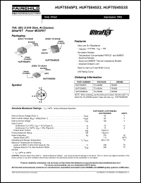 Click here to download HUF75545S3ST_NL Datasheet