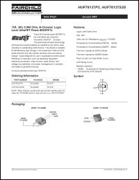 Click here to download HUF76137S3 Datasheet