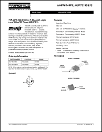 Click here to download HUF76145S3 Datasheet