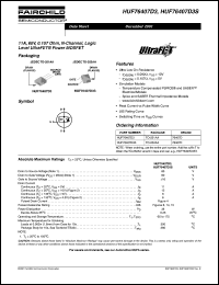 Click here to download HUF76407D3 Datasheet