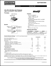 Click here to download HUF76407DK8 Datasheet