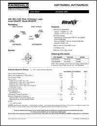 Click here to download HUF76429D3S Datasheet