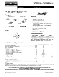 Click here to download HUF76609D3 Datasheet