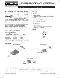 Click here to download HUFA75345S3ST Datasheet