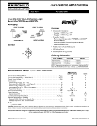 Click here to download HUFA76407D3 Datasheet
