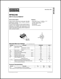 Click here to download IRFM224 Datasheet