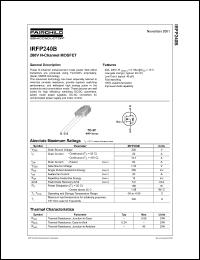 Click here to download IRFP240B Datasheet