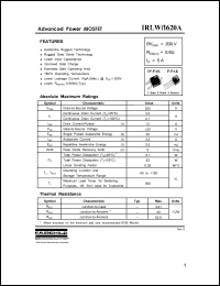 Click here to download IRLI620ATU Datasheet