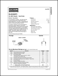 Click here to download ISL9K460P3 Datasheet