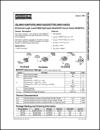 Click here to download ISL9N310AP3 Datasheet