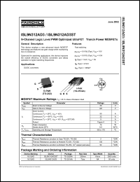 Click here to download ISL9N312AD3 Datasheet